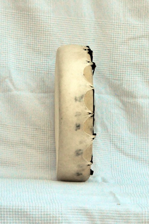 Tamburo rituale sciamanico (tamburo da sciamano) con pelle di alce