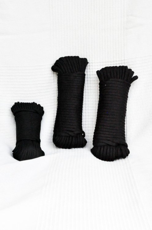Corda intrecciata Ø5 mm nero per tamburo djembe