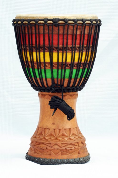 Djembe professionale in vendita - Grande tambor djembe della Guinea in linke