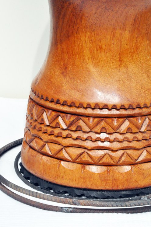 Fusto di djembe della Guinea in lenke - Djembe alta qualità