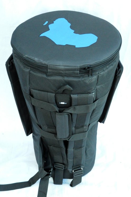 Borsa per djembe Roots Percussions qualità premium blu