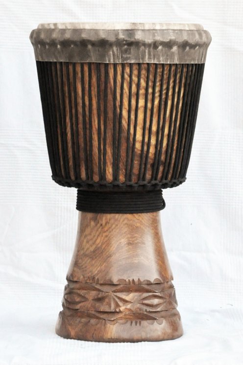 Djembe della Guinea in legno di balafon (gueni) - Djembe qualità superiore