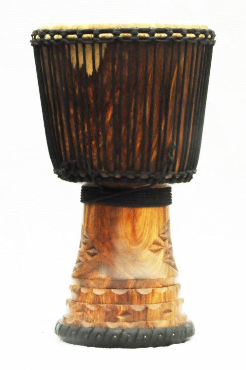 Djembè della Guinea con pelle di mucca - Tamburo djembe alta qualità pelle di manzo, pelle di toro, pelle di vitello