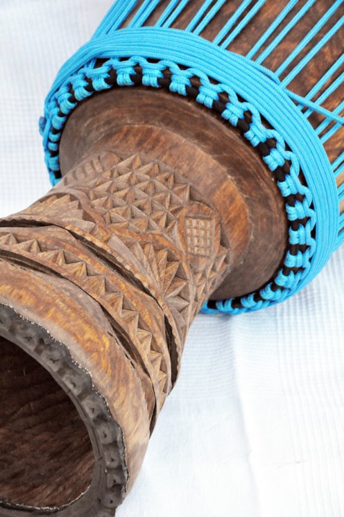 Djembe della Guinea in legno di balafon (gueni) - Djembe di alta qualità