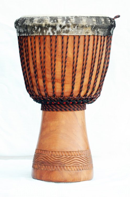 Djembe Premium del Mali - Grande djembe di alta qualità in lenke