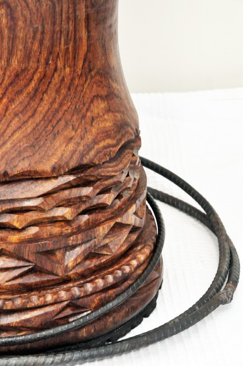 Fusto di djembe della Guinea in legno di balafon (gueni) - Djembe alta qualità
