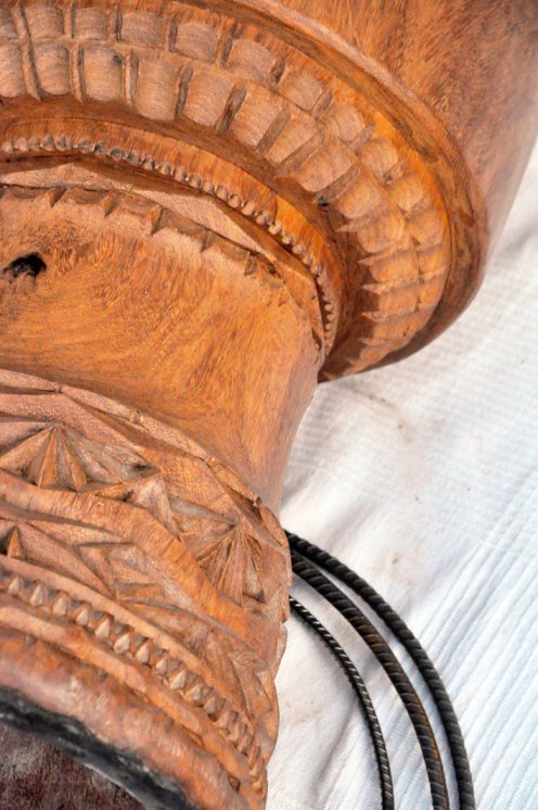 Fusto di djembe della Guinea in lenke - Djembe alta qualità