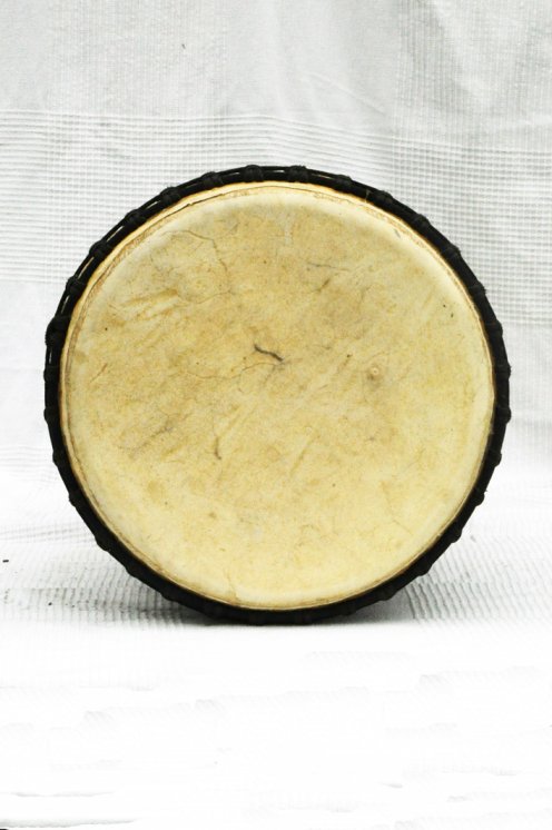 Djembè della Guinea con pelle di mucca - Tamburo djembe alta qualità pelle di manzo, pelle di toro, pelle di vitello