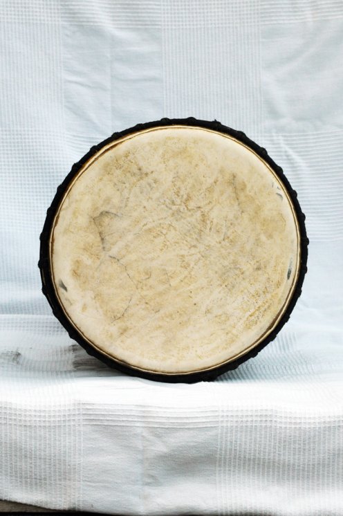 Djembè della Guinea con pelle di mucca - Tamburo djembe alta qualità pelle di manzo, pelle di toro, pelle di vitello