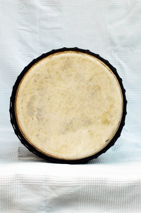 Djembè della Guinea con pelle di mucca - Tamburo djembe alta qualità pelle di manzo, pelle di toro, pelle di vitello