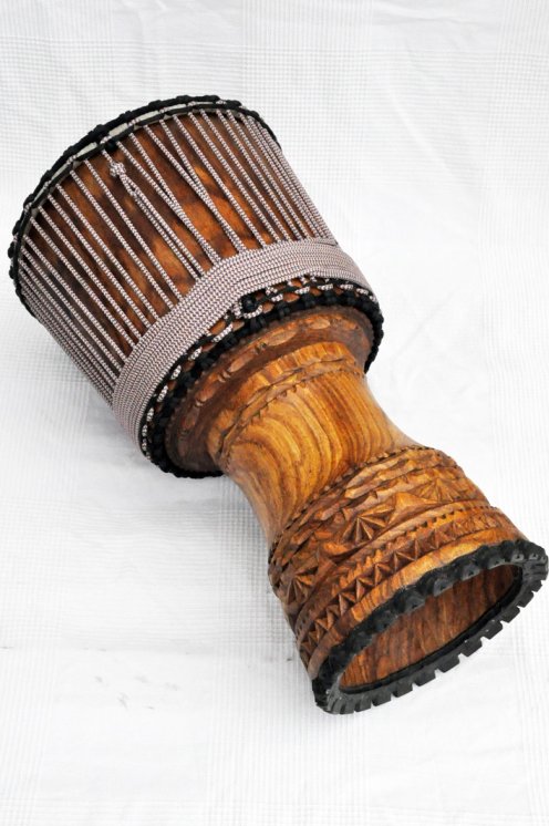 Djembe della Guinea in legno di balafon (gueni) - Djembe di alta qualità