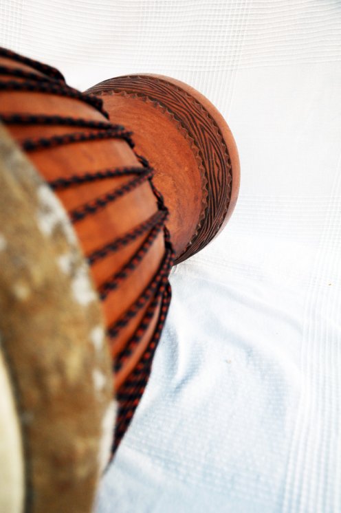 Djembe Premium del Mali - Grande djembe di alta qualità in lenke