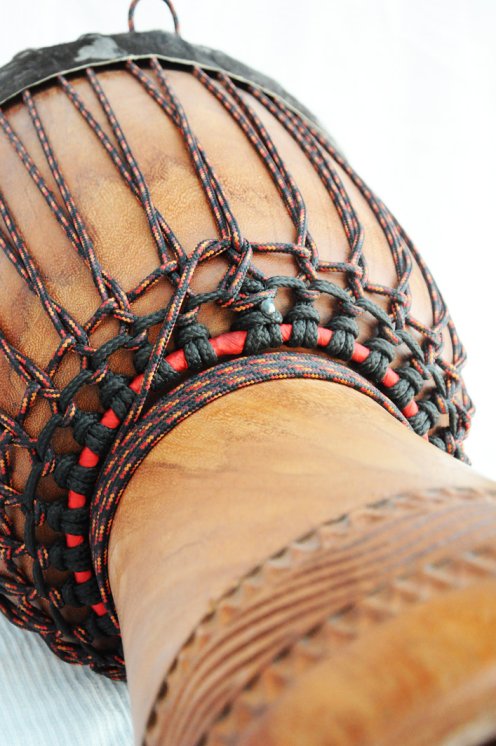 Djembe Premium del Mali - Grande djembe di alta qualità in lenke