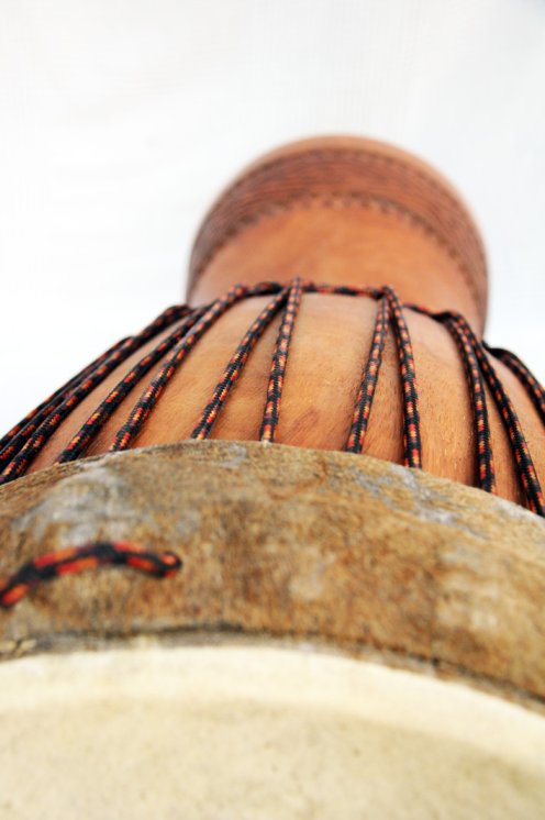 Djembe Premium del Mali - Grande djembe di alta qualità in lenke