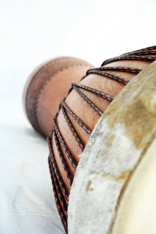 Djembe Premium del Mali - Grande djembe di alta qualità in lenke