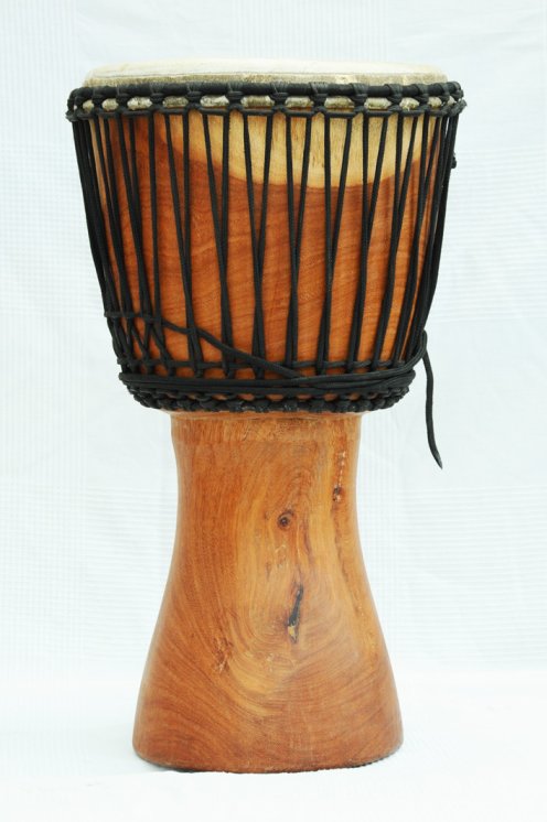 Fusto di djembe del Mali - Grande djembe in lenke