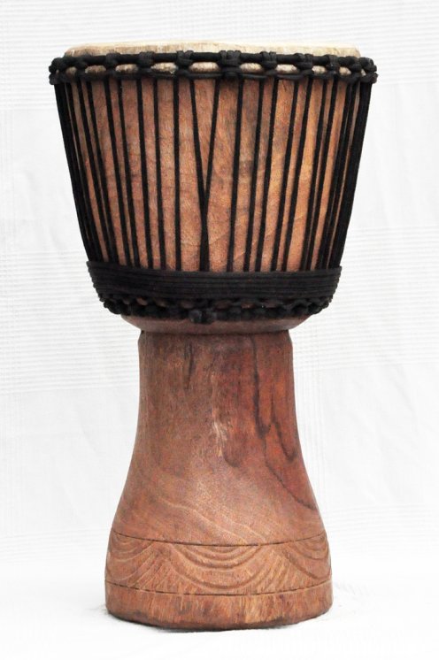 Djembe in vendita - Grande tamburo djembe del Mali in mogano