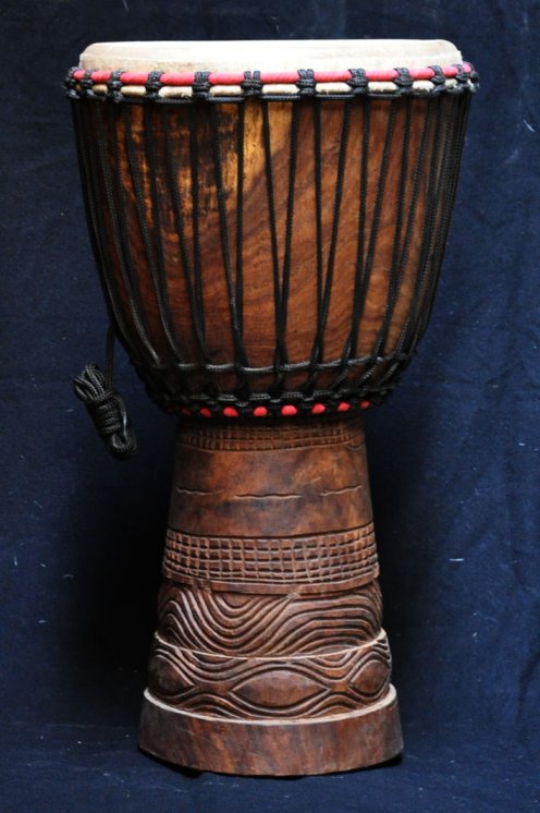Djembe Mali Classico in gueni (grande) in vendita: comprare un djembè (djambè) malese in hare (grande)