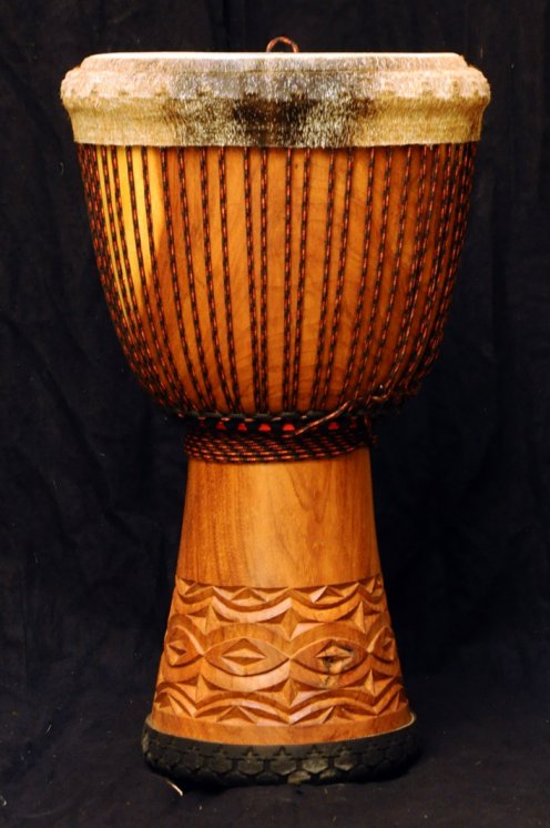Djembe Guinea in lenke in vendita (grande): comprare un djembè (djambè) guineano in linke (grande)