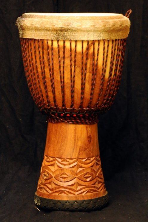 Djembe Guinea in lenke in vendita (grande): comprare un djembè (djambè) guineano in linke (grande)