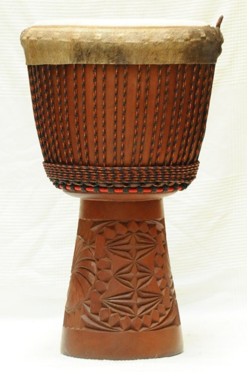Grande djembe Guinea Top in lenke: djembè (djambè) guineano in linke