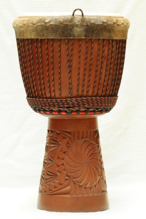Grande djembe Guinea Top in lenke: djembè (djambè) guineano in linke