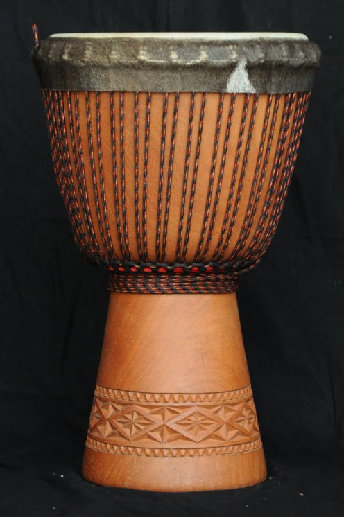 Djembe Guinea in lenke in vendita (grande): comprare un djembè (djambè) guineano in linke (grande)