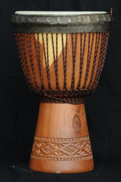 Djembe Guinea in lenke in vendita (grande): comprare un djembè (djambè) guineano in linke (grande)