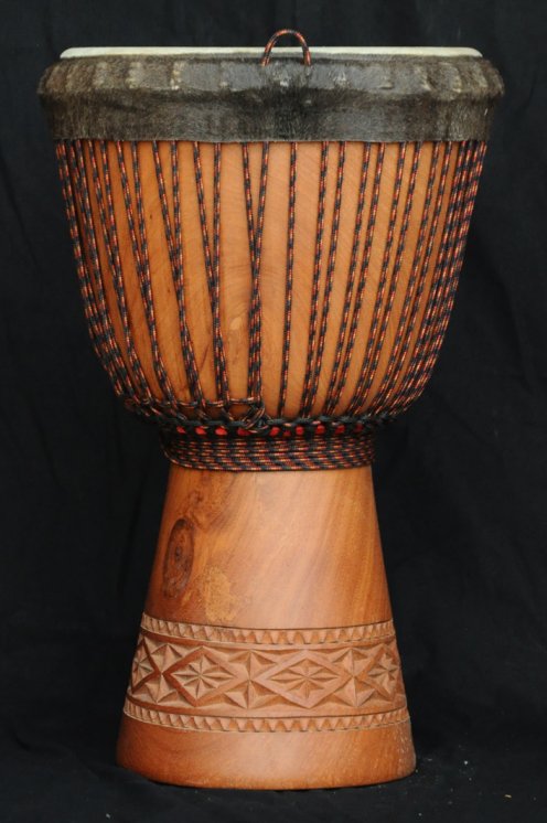 Djembe Guinea in lenke in vendita (grande): comprare un djembè (djambè) guineano in linke (grande)