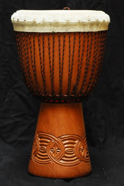 Djembe Guinea in lenke in vendita (grande): comprare un djembè (djambè) guineano in linke (grande)