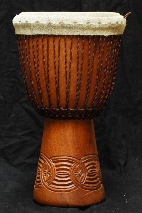 Djembe Guinea in lenke in vendita (grande): comprare un djembè (djambè) guineano in linke (grande)