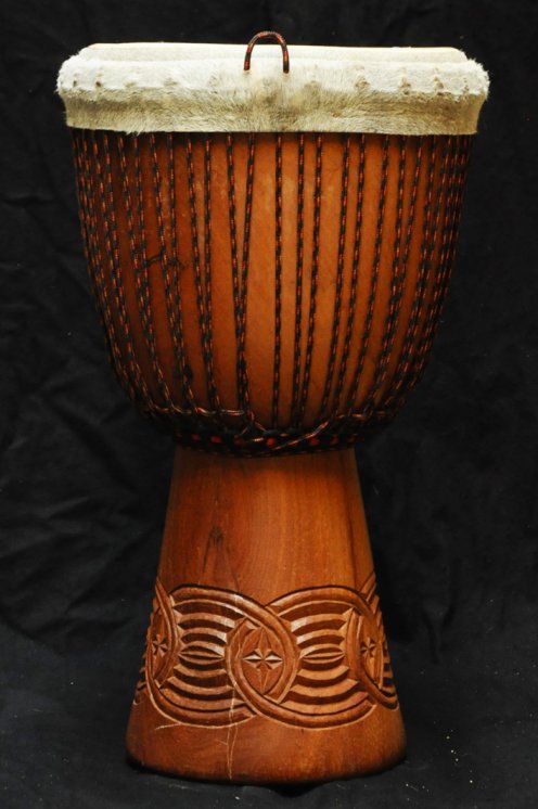 Djembe Guinea in lenke in vendita (grande): comprare un djembè (djambè) guineano in linke (grande)