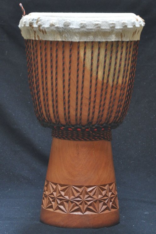 Djembe Guinea in lenke in vendita (grande): comprare un djembè (djambè) guineano in linke (grande)