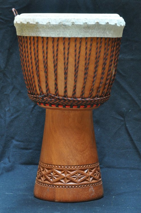 Djembe Guinea in lenke in vendita (grande): comprare un djembè (djambè) guineano in linke (grande)