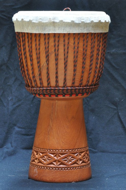 Djembe Guinea in lenke in vendita (grande): comprare un djembè (djambè) guineano in linke (grande)