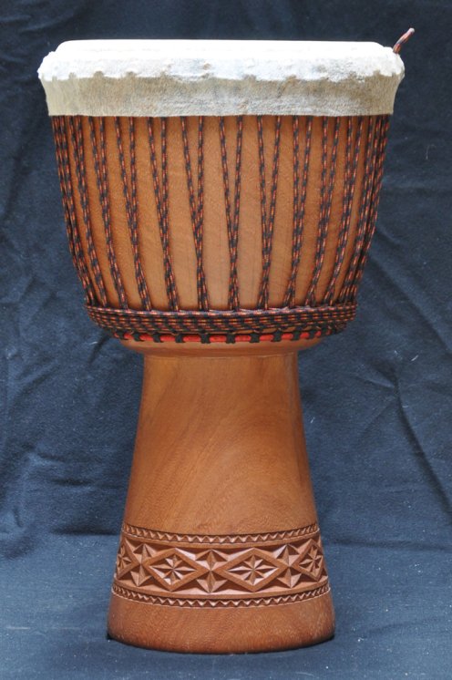 Djembe Guinea in lenke in vendita (grande): comprare un djembè (djambè) guineano in linke (grande)