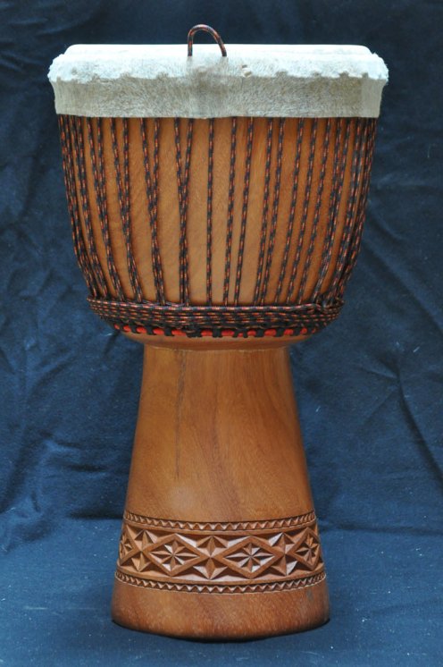 Djembe Guinea in lenke in vendita (grande): comprare un djembè (djambè) guineano in linke (grande)