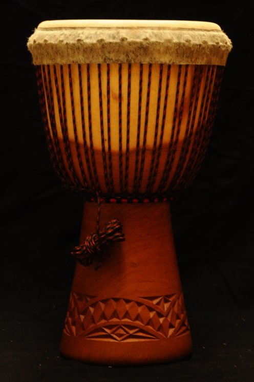 Djembe Guinea in lenke in vendita (grande): comprare un djembè (djambè) guineano in linke (grande)