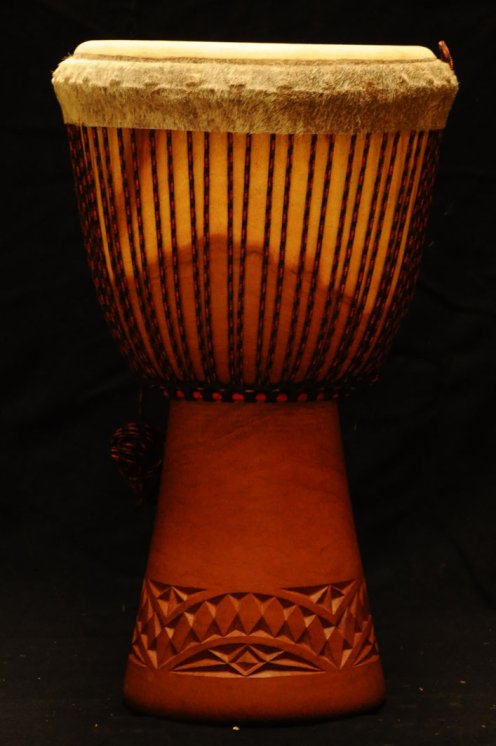 Djembe Guinea in lenke in vendita (grande): comprare un djembè (djambè) guineano in linke (grande)