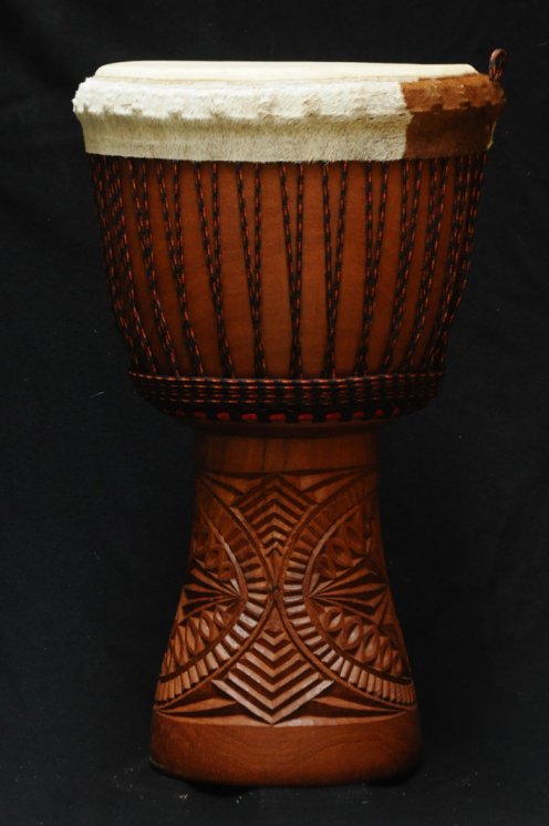 Djembe Guinea in lenke in vendita (grande): comprare un djembè (djambè) guineano in linke (grande)