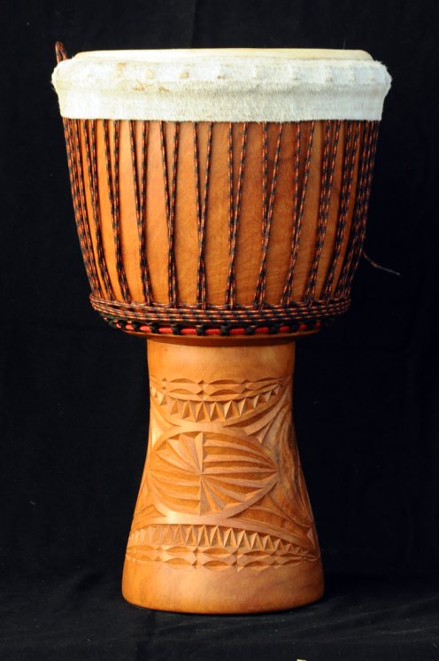 Djembe Guinea in lenke in vendita (grande): comprare un djembè (djambè) guineano in linke (grande)