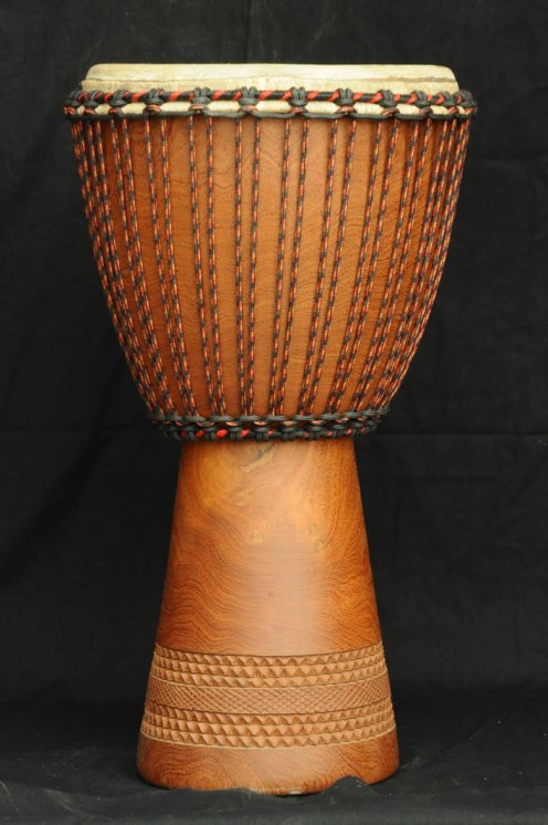 Djembe Mali Top in dugura in vendita (grande): comprare un djembè (djambè) malese in dimba (grande)