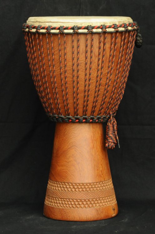 Djembe Mali Top in dugura in vendita (grande): comprare un djembè (djambè) malese in dimba (grande)