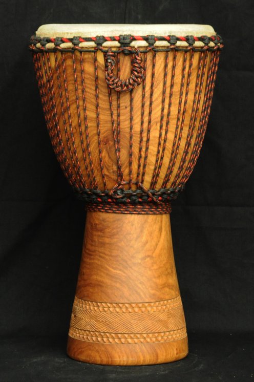 Djembe Mali Top in gueni in vendita (grande): comprare un djembè (djambè) malese in hare (grande)