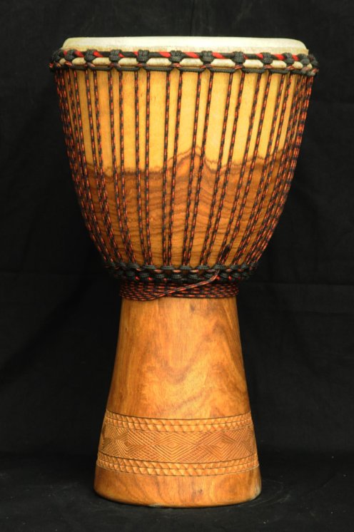 Djembe Mali Top in gueni in vendita (grande): comprare un djembè (djambè) malese in hare (grande)