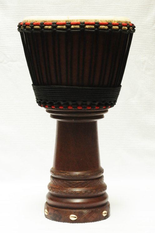 Djembe professionale in vendita - Grande tamburo djembe del Mali in mogano
