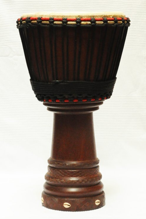Djembe professionale in vendita - Grande tamburo djembe del Mali in mogano
