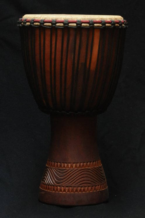Djembe Mali Classico in mogano (grande) in vendita: comprare un djembè (djambè) malese in diala (acagiù) (grande)