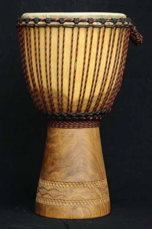 Djembe Mali Top in gueni in vendita (grande): comprare un djembè (djambè) malese in hare (grande)