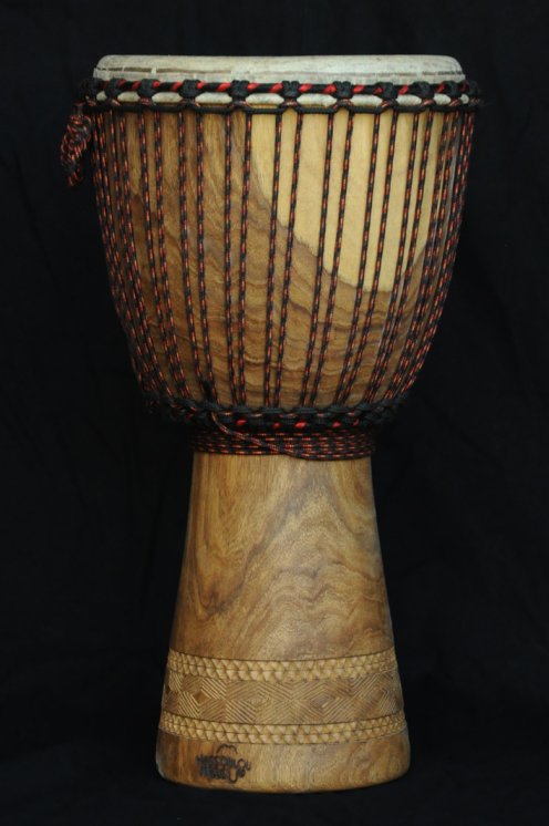 Djembe Mali Top in gueni in vendita (grande): comprare un djembè (djambè) malese in hare (grande)